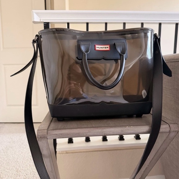 Hunter Handbags - Hunter Black Transparent Shoulder Bag